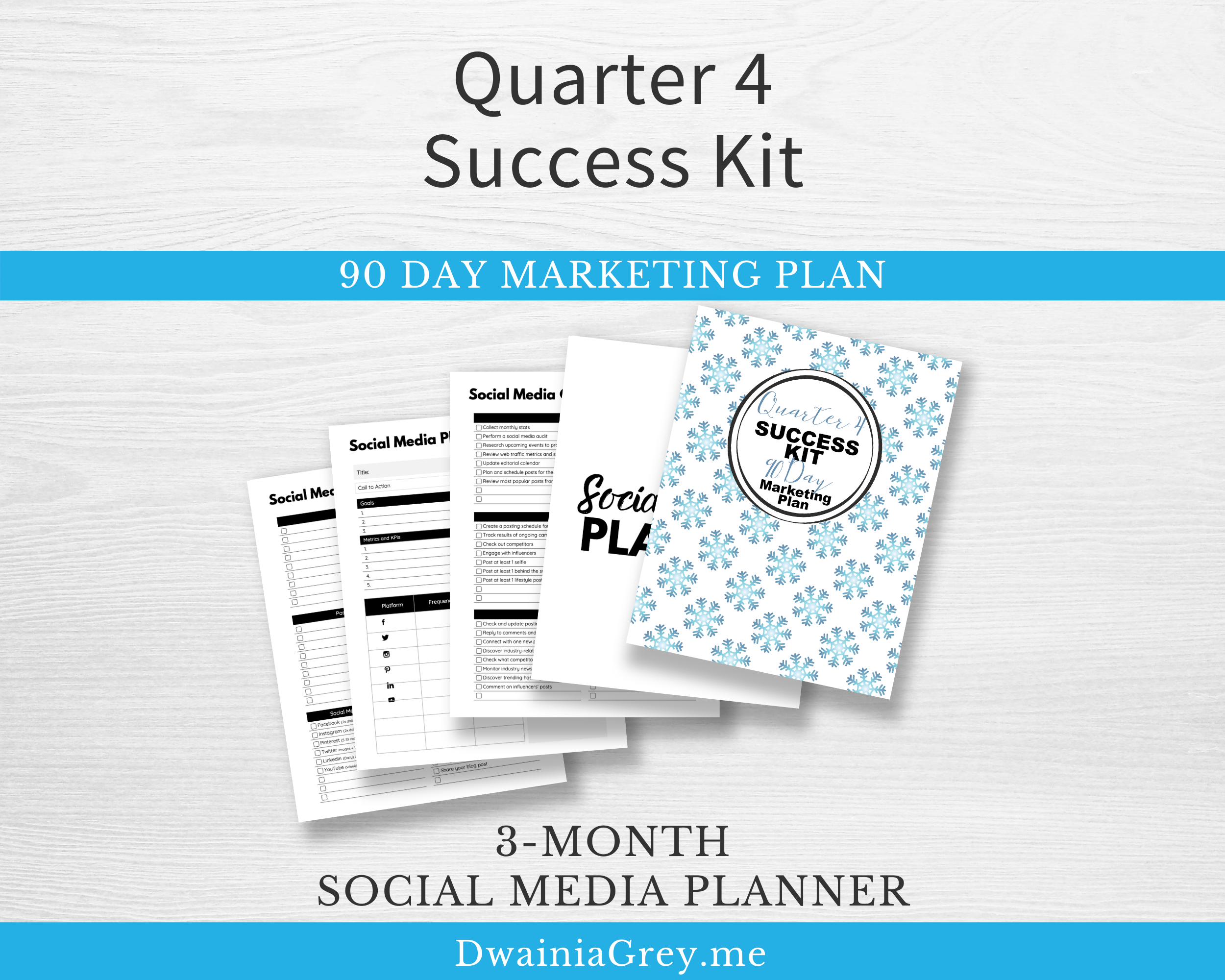 Social Media Planning - 4th Quarter Planner