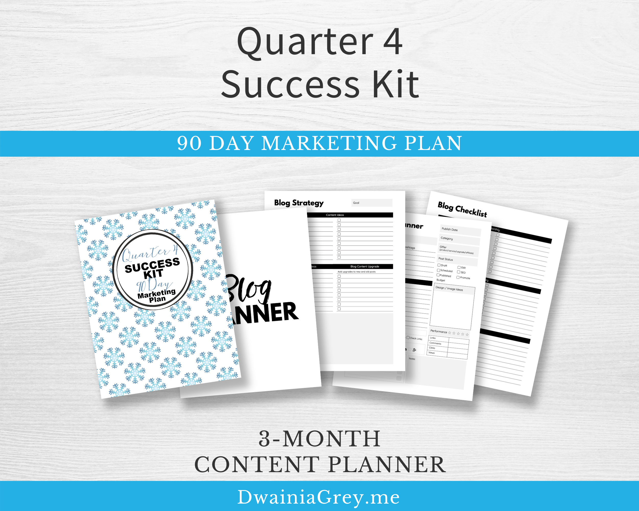 Blog Planner - 4th Quarter Marketing