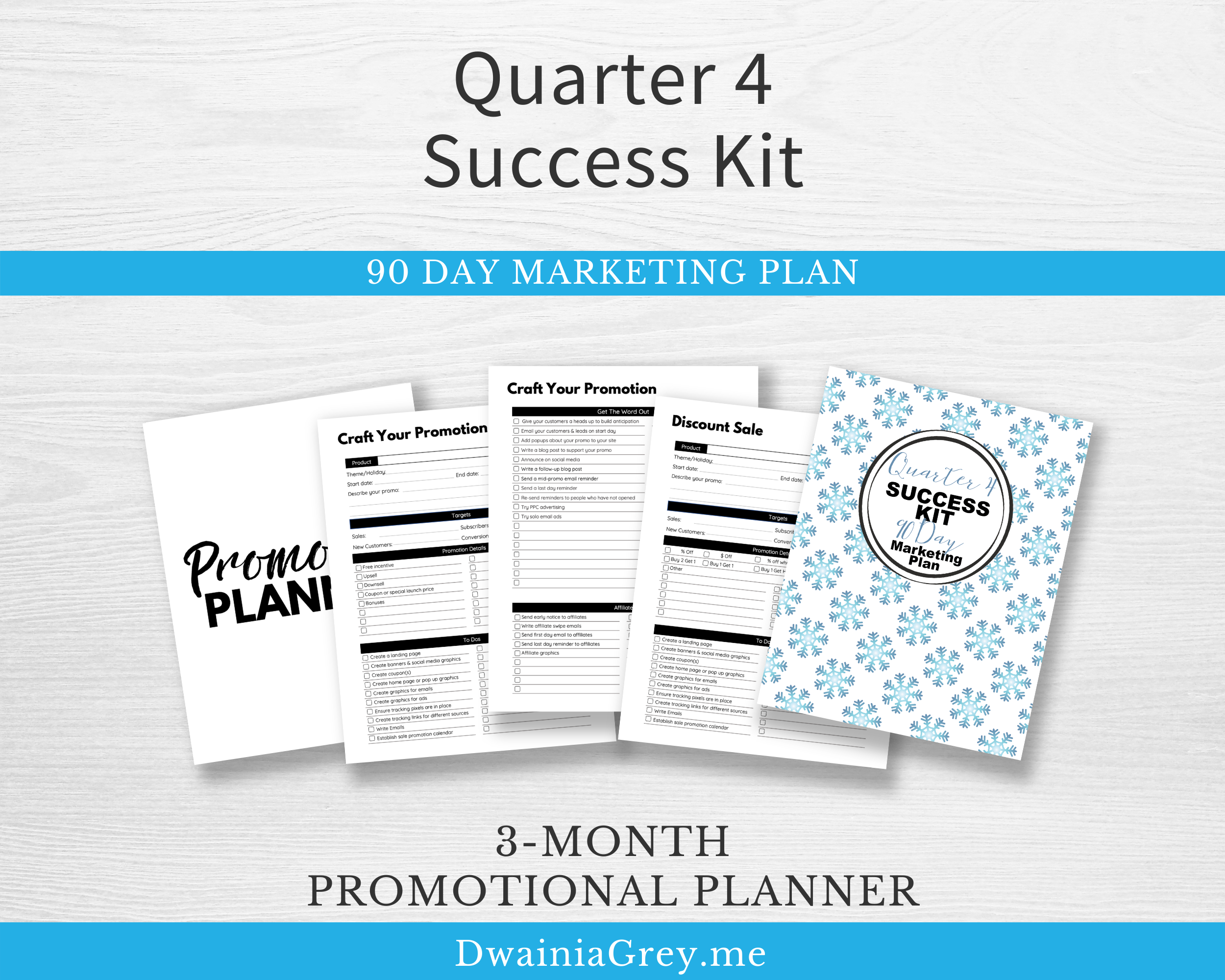 Promotional Planner for 4th Quarter