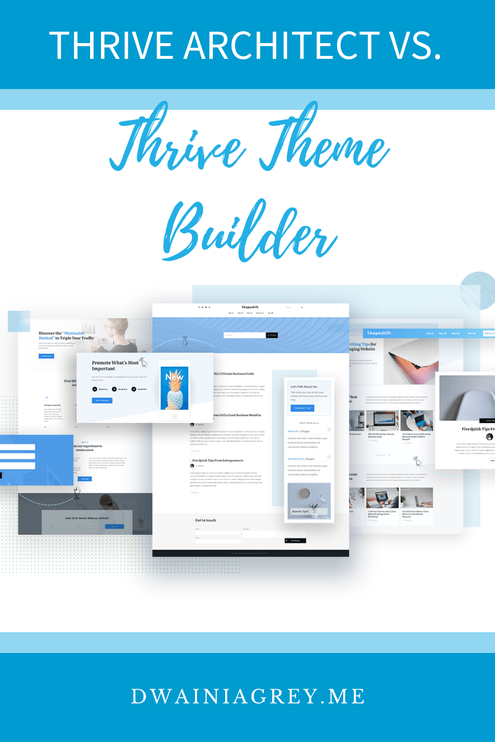 Thrive Architect vs Thrive Theme Builder