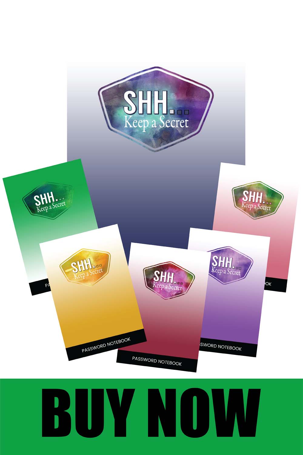 Shh... Keep a Secret Password Notebook