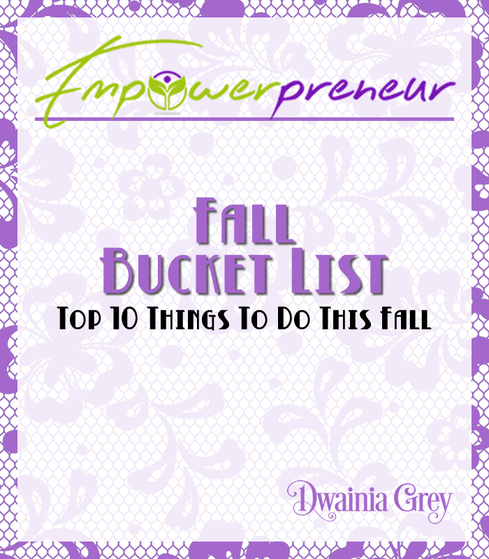 Fall Bucket List