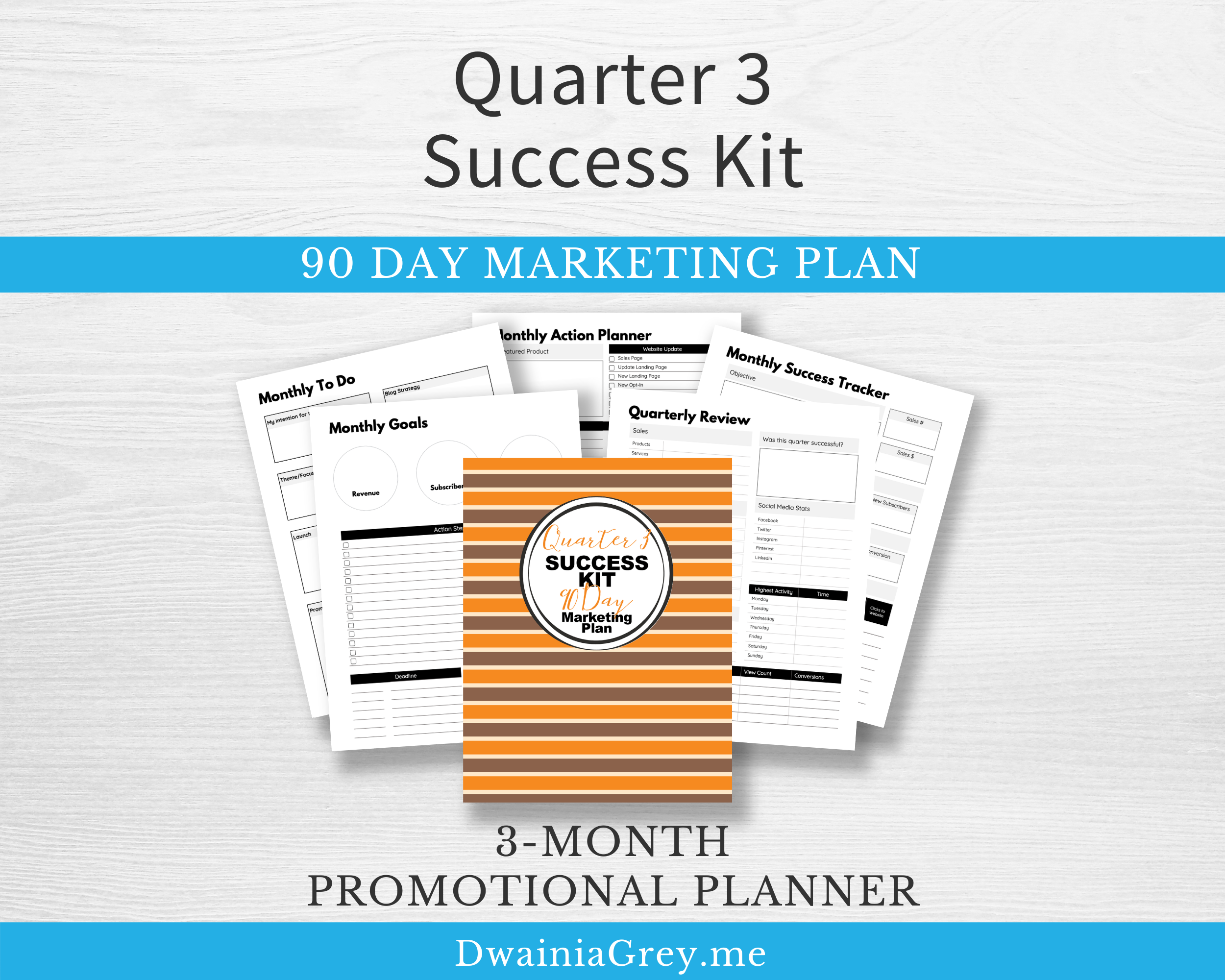 success kit empowepreneur monthly marketing planner