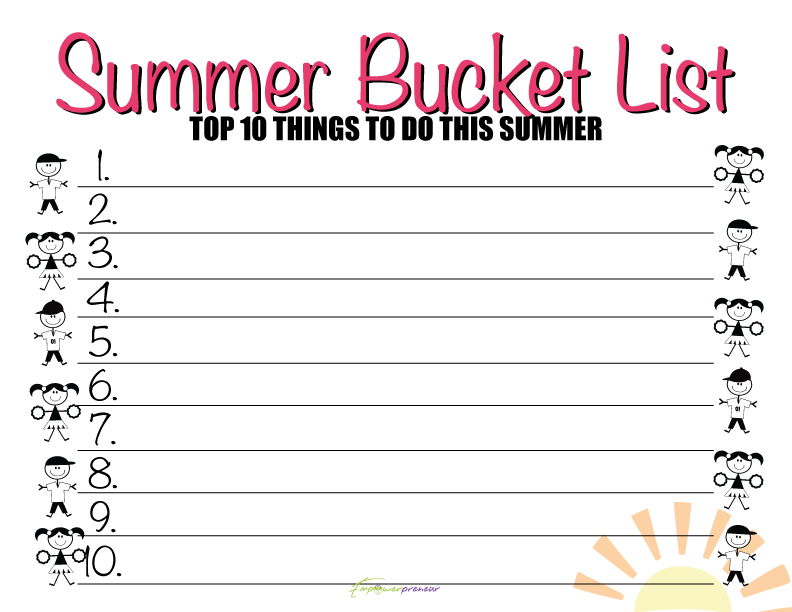 summer bucketList download